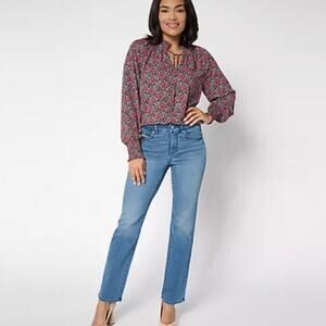 NYDJ Marilyn Straight Lift Tuck Jeans - 4